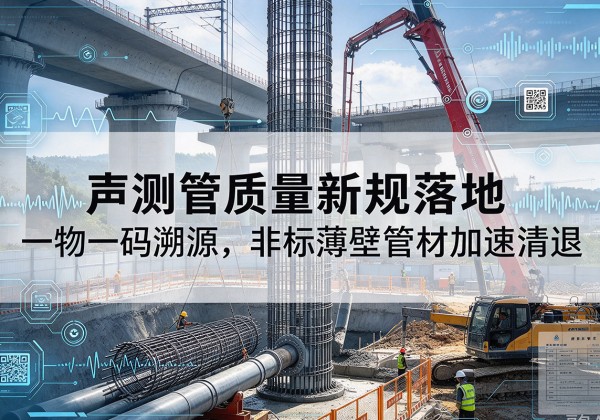 谢家集声测管质量新规落地，一物一码溯源，非标薄壁管材加速清退