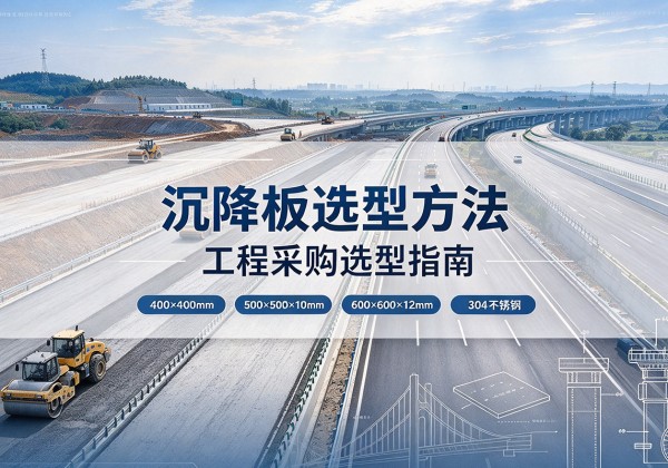 谢家集沉降板选择方法
