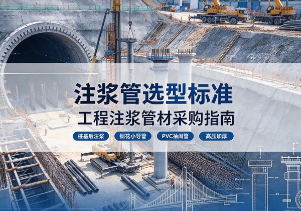 谢家集注浆管选型标准
